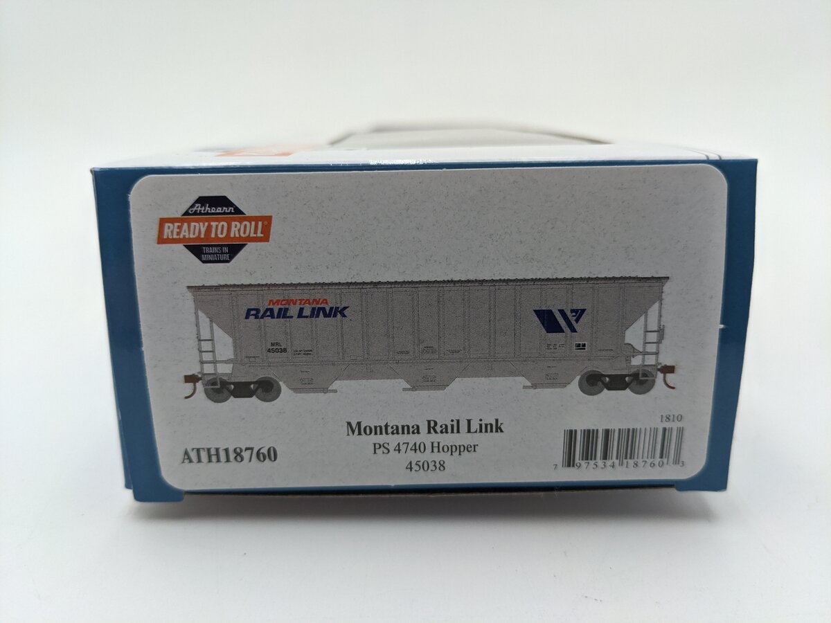 Athearn ATH18760 HO Scale Montana Rail Link PS 4740 Hopper # 45038 LN/Box