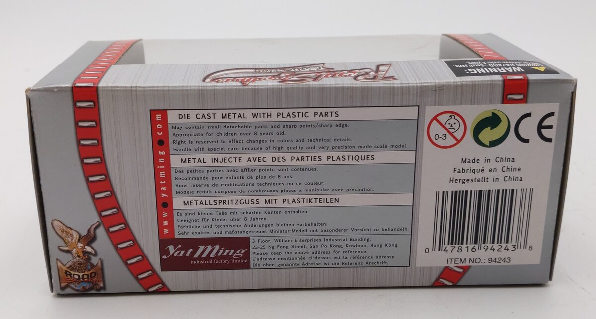 Road Signature 94243 1:43 Diecast Mint Green & White 1957 Ford Ranchero LN/Box