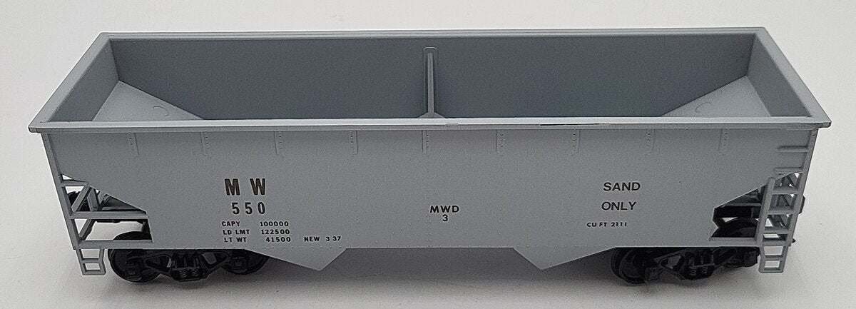 Weaver O Scale Maintenance of Way Hopper car #550 (2-Rail) VG/Box