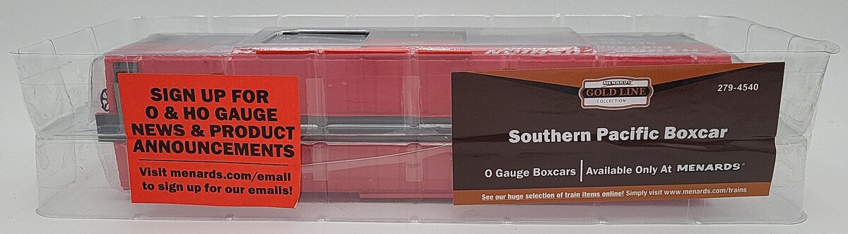 Menards 279-4540 O Southern Pacific Boxcar NIB