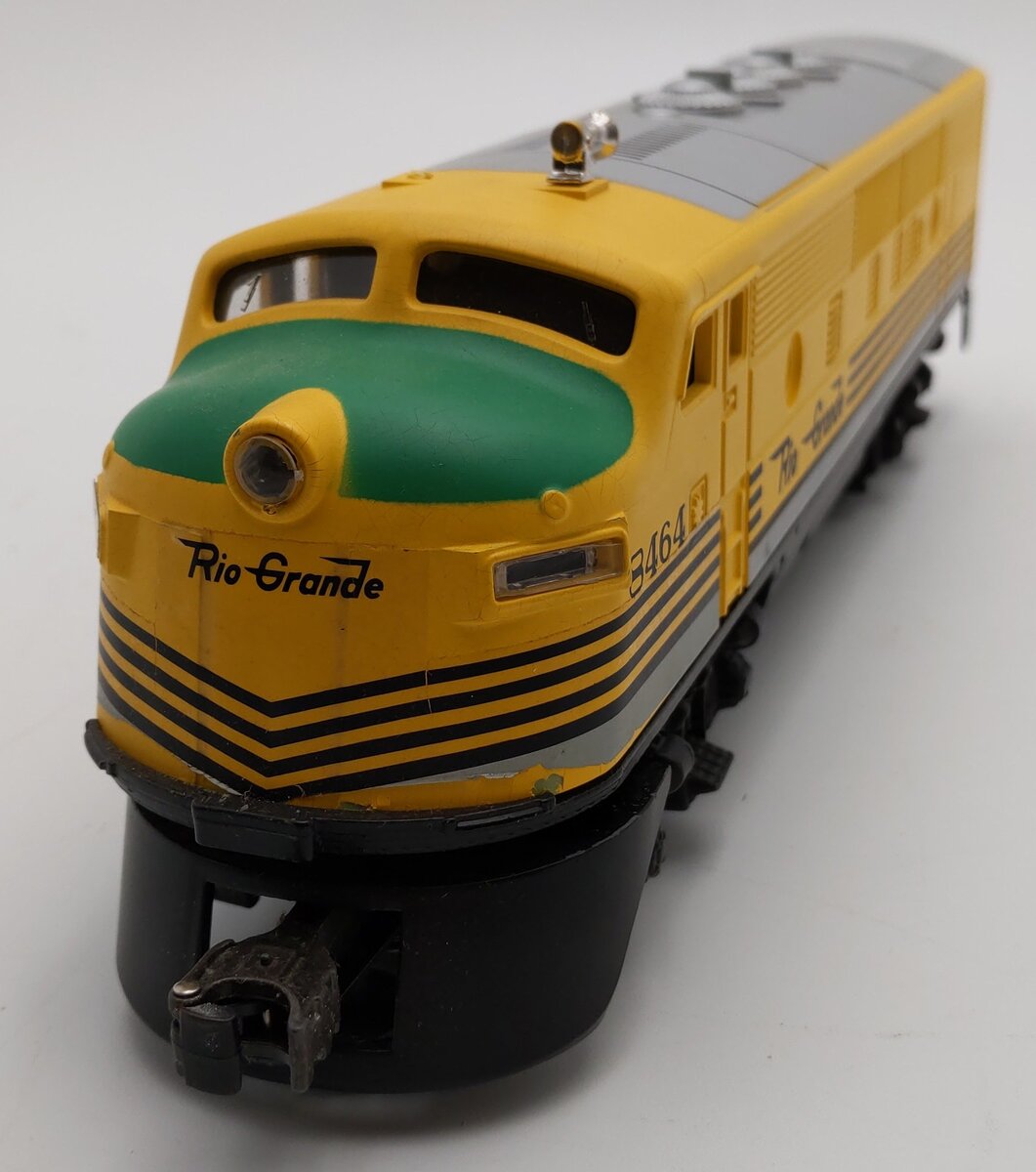 Lionel 6-8464 O Gauge Rio Grande F3 A Powered Diesel Locomotive #8464 VG