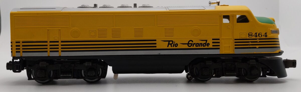 Lionel 6-8464 O Gauge Rio Grande F3 A Powered Diesel Locomotive #8464 VG
