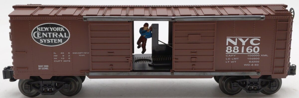 Lionel 6-88160 New York Central Operating Boxcar LN