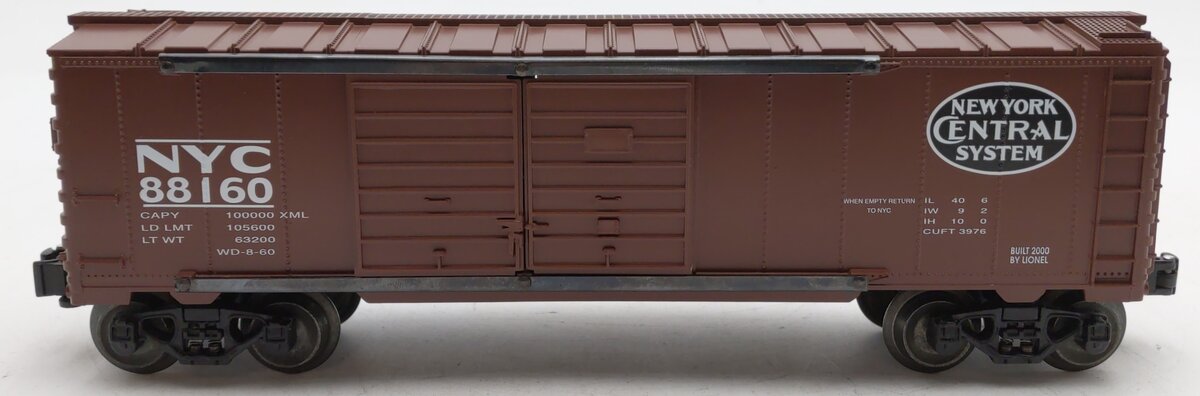Lionel 6-88160 New York Central Operating Boxcar LN