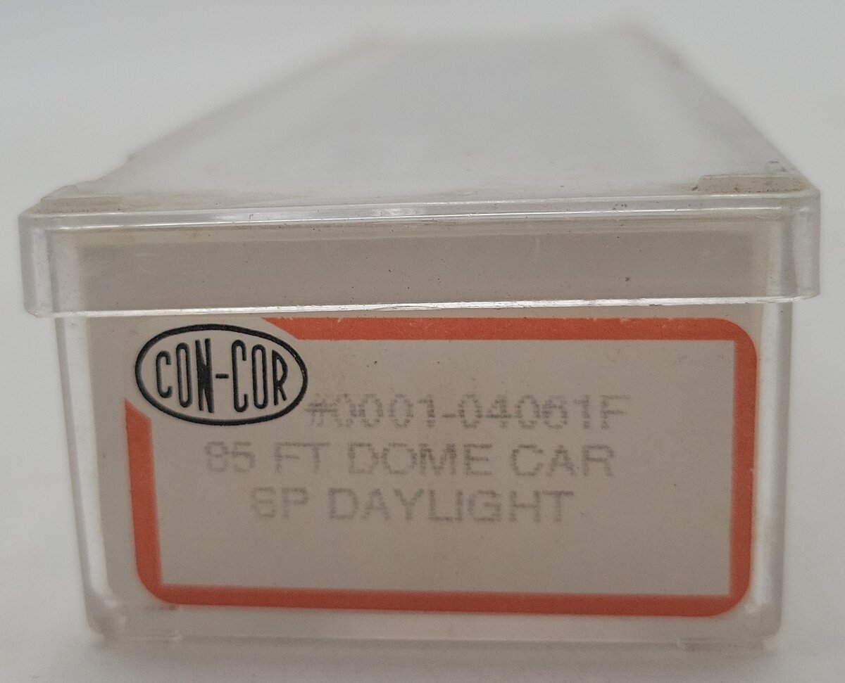 Con-Cor 0001-04061F N Scale Southern Pacific Daylight 85' Vista Dome Passenger EX/Box