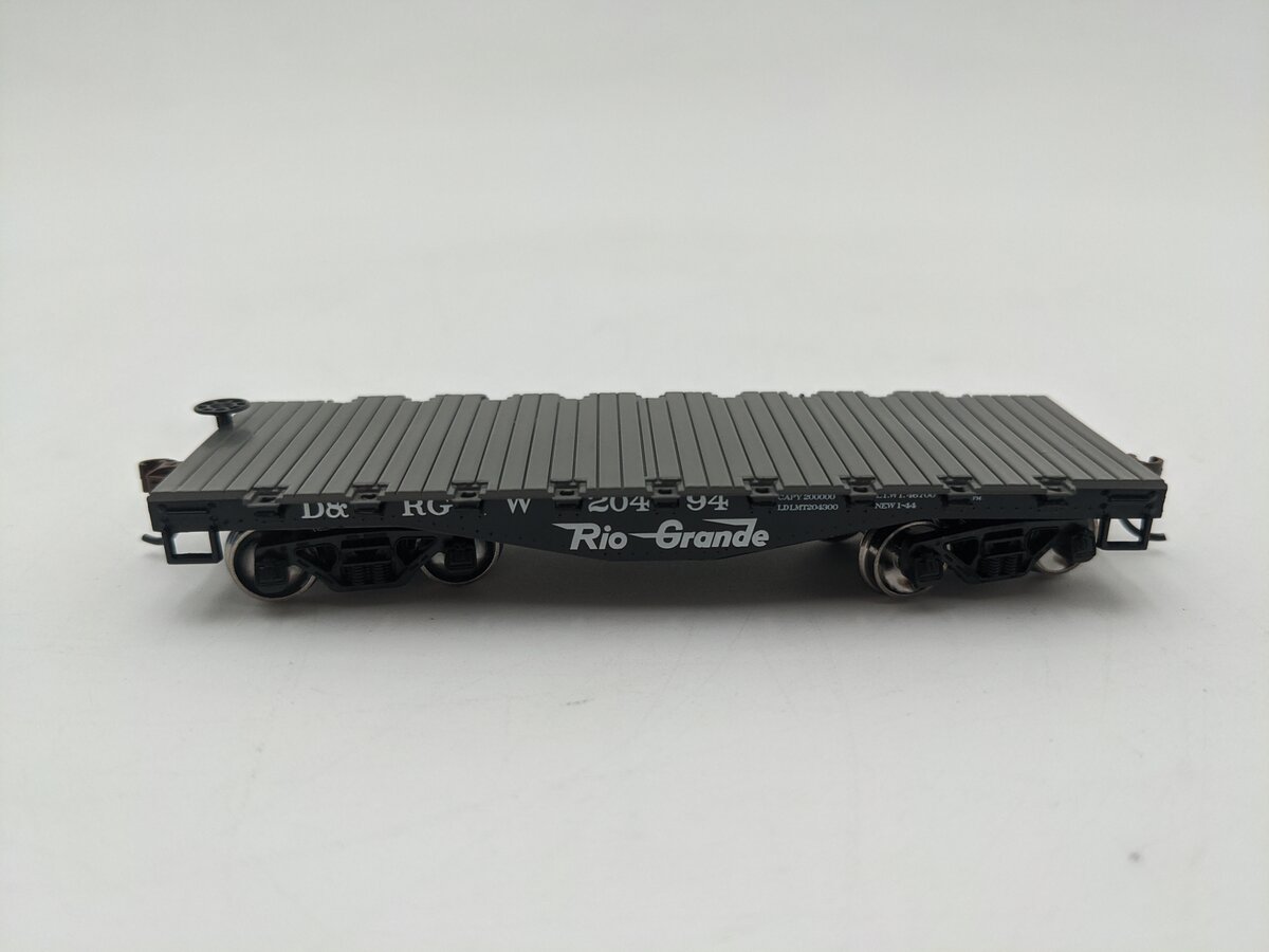 Roundhouse 84482 HO Denver & Rio Grande Western 30' Old Time Flat #20494 LN/Box