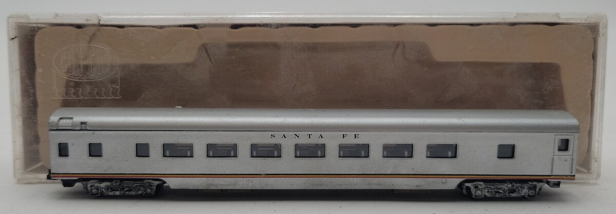Con-Cor 0001-040016 N Scale Santa Fe smoothside Coach Car EX/Box