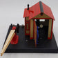 Marx 1420 Vintage O Operating Gateman & Crossing Gate VG/Box
