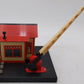Marx 1420 Vintage O Operating Gateman & Crossing Gate VG/Box
