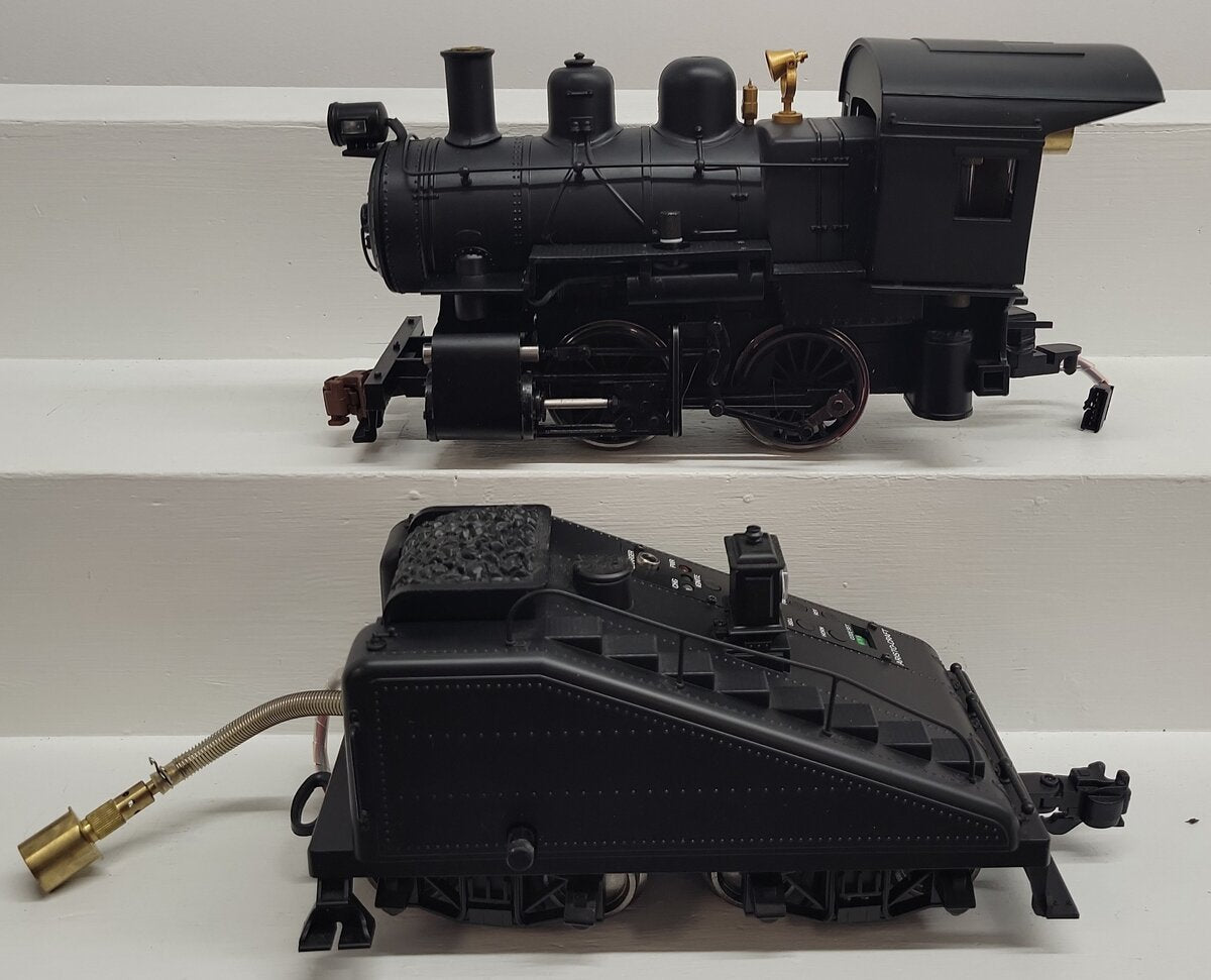 Aristo-Craft 84200-01 G DRGW 0-4-0 Live Steam Locomotive & Tender #210 EX/Box