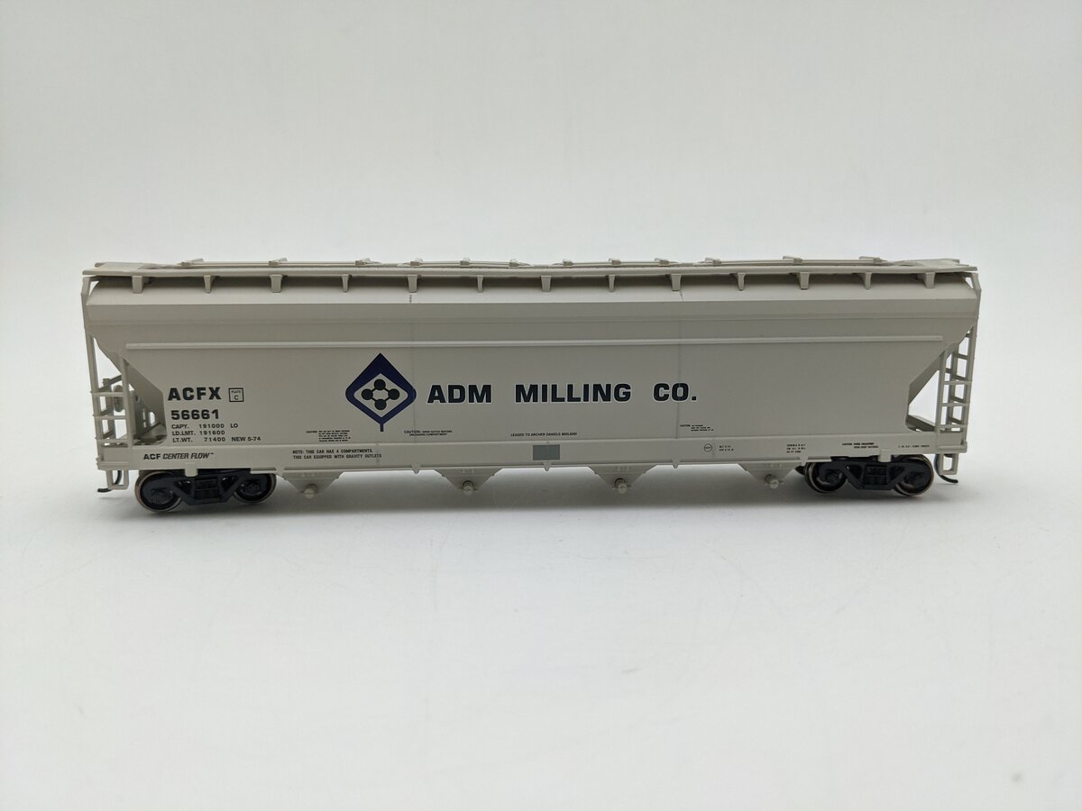 Roundhouse RND1174 HO Scale ADM Transportation ACF 5250 Centerflow Hopper #56661 LN/Box