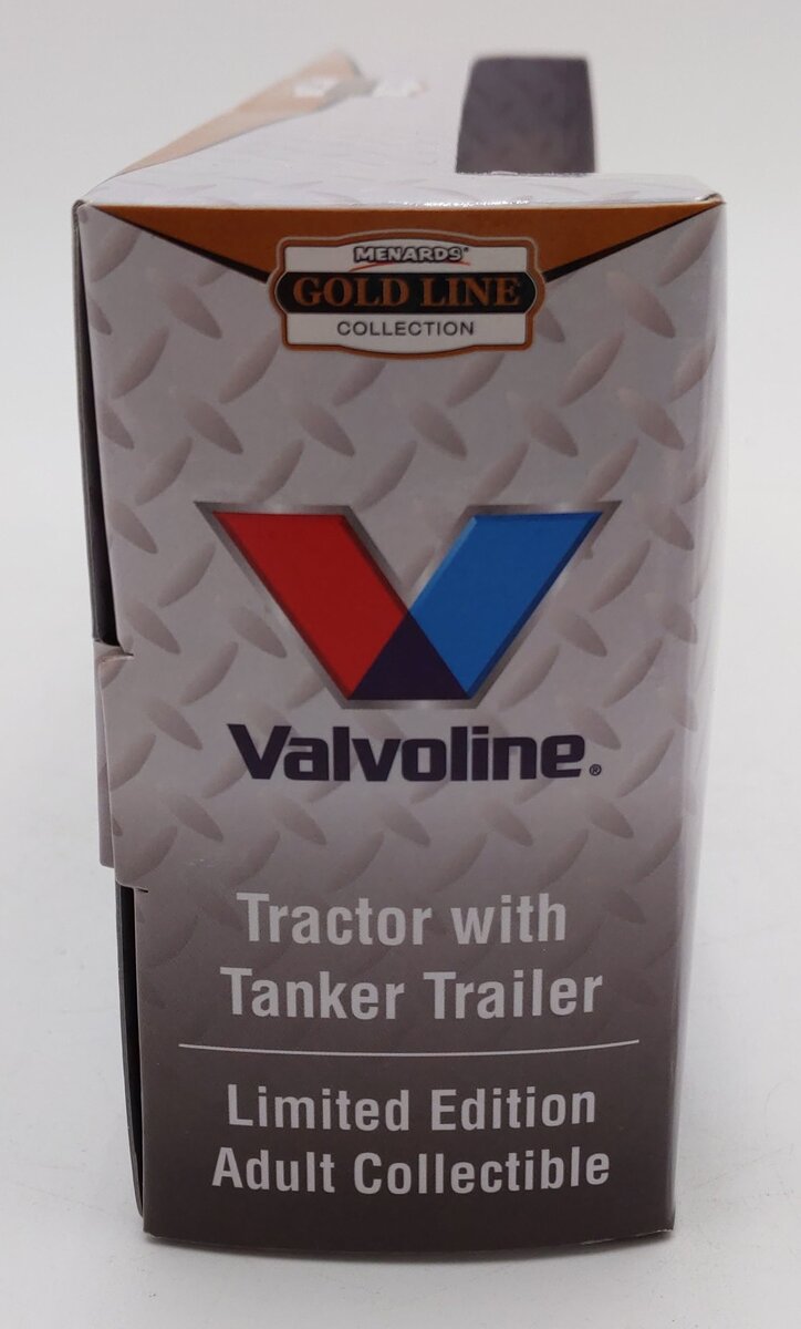 Menards 279-3547 1:64 Scale Gold Line Diecast Valvoline Tractor W/Tanker Trailer LN/Box