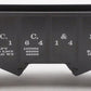 Lionel 6-16414 O Gauge Cleveland Cincinnati Chicago & St. Louis 2-Bay Hopper Car EX/Box