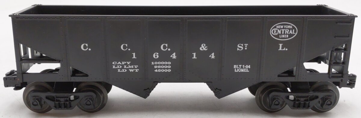 Lionel 6-16414 O Gauge Cleveland Cincinnati Chicago & St. Louis 2-Bay Hopper Car EX/Box