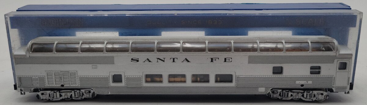 Bachmann 53-1043-02 N Scale Santa Fe 85' Full-Dome Passenger Car EX/Box