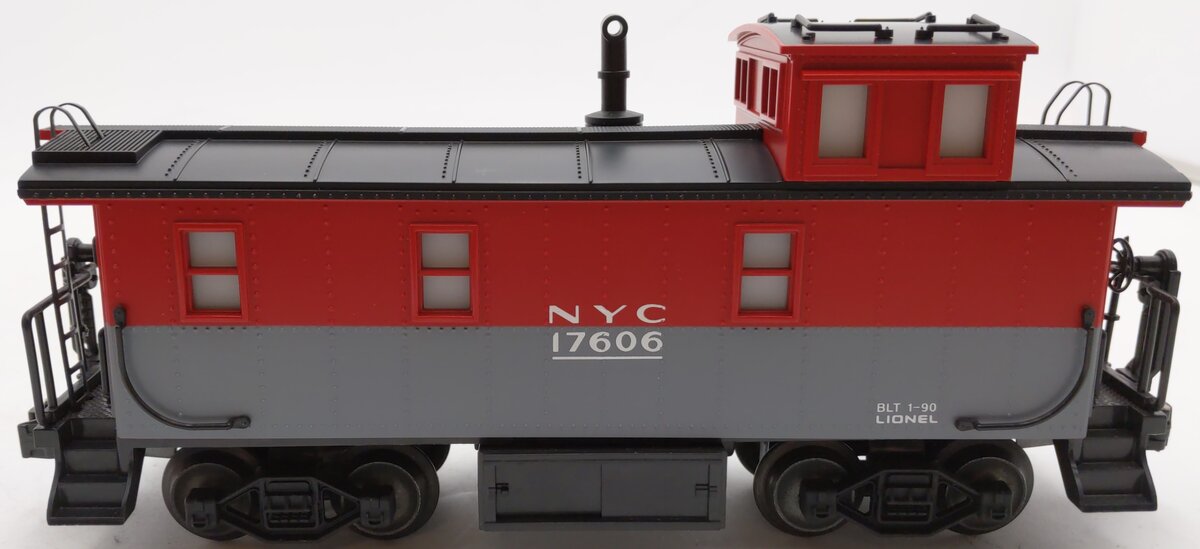 Lionel 6-17606 O Gauge New York Central Illuminated Caboose w/ Smoke EX/Box