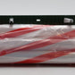 Lionel 2428090 O Peppermint Railroad Transport Bulkhead Flatcar