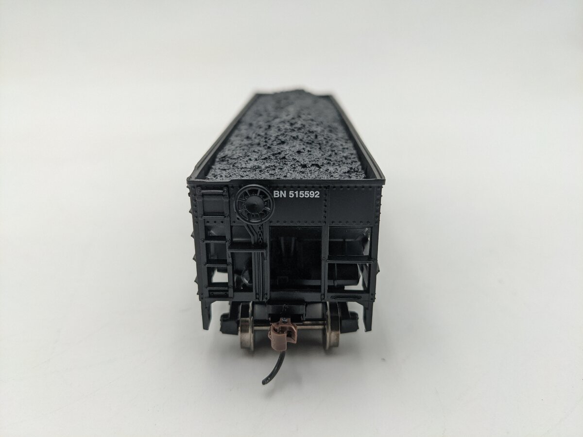 Athearn 88004 HO Burlington Northern 40' 4-Bay Offset Hopper w/Coal Load #515592 LN/Box