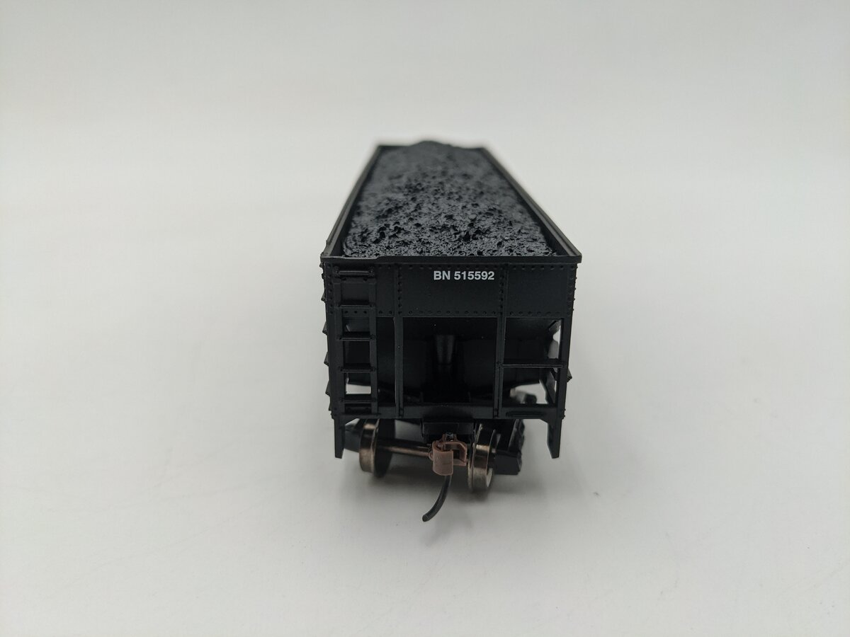 Athearn 88004 HO Burlington Northern 40' 4-Bay Offset Hopper w/Coal Load #515592 LN/Box