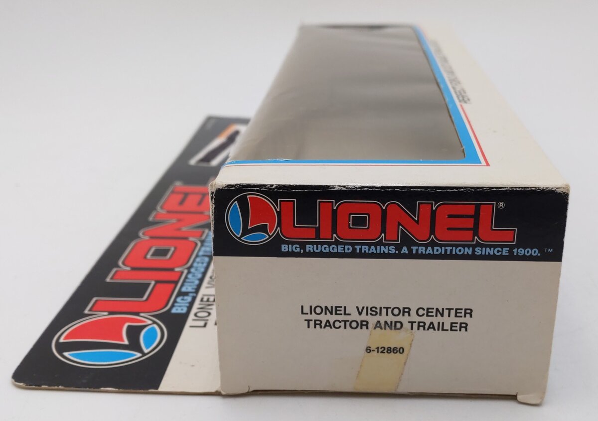 Lionel 6-12860 O / O27 Gauge Visitor L Center Tractor W/ Trailer Diecast LN/Box