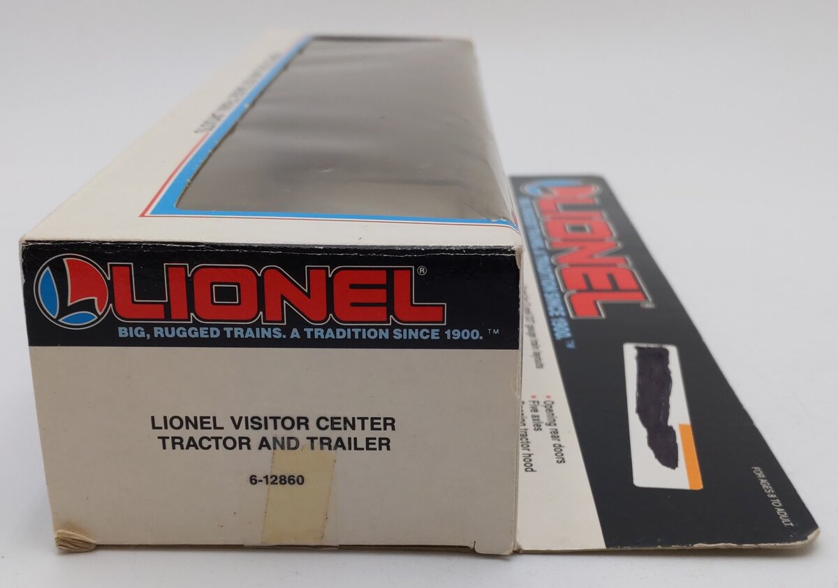 Lionel 6-12860 O / O27 Gauge Visitor L Center Tractor W/ Trailer Diecast LN/Box
