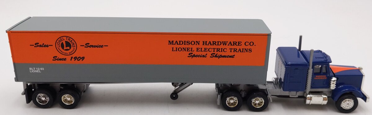 Lionel 6-52025 O Madison Hardware LCCA 1993 Special Edition Tractor & Trailer LN/Box