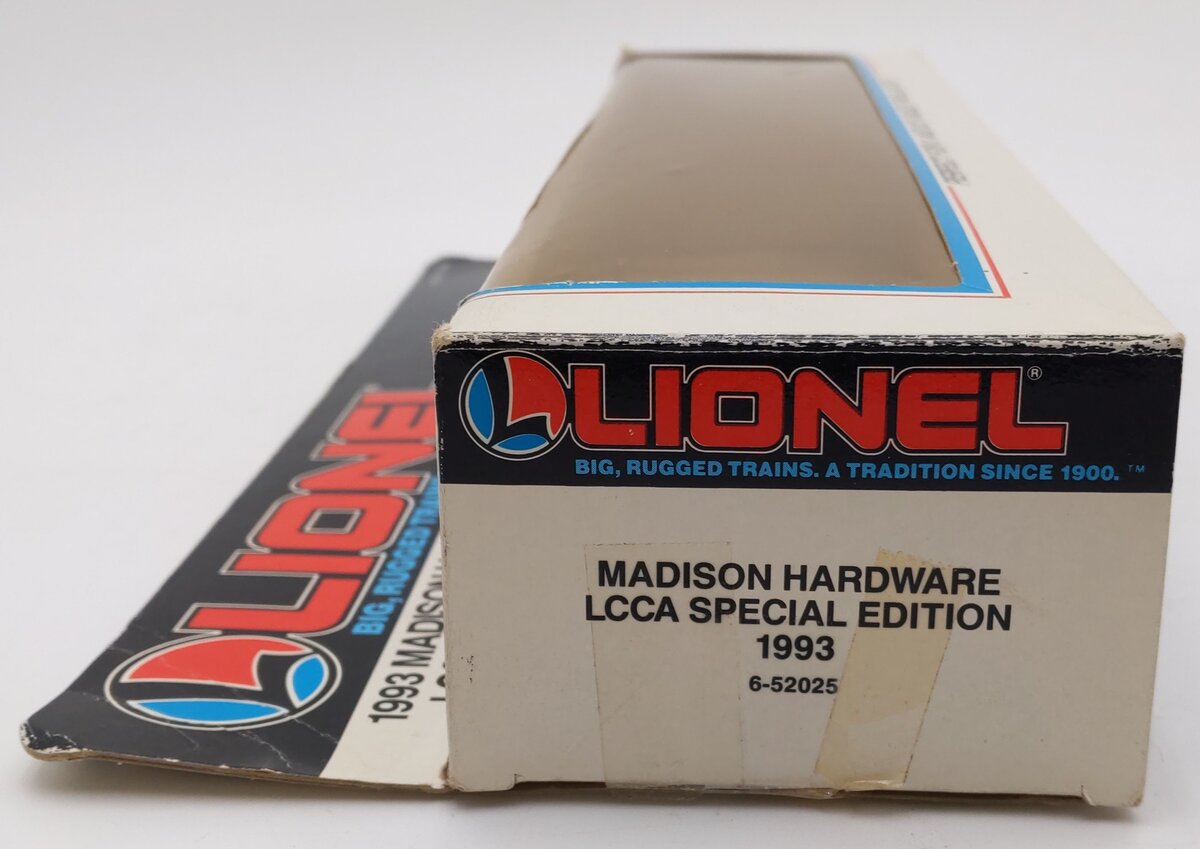 Lionel 6-52025 O Madison Hardware LCCA 1993 Special Edition Tractor & Trailer LN/Box