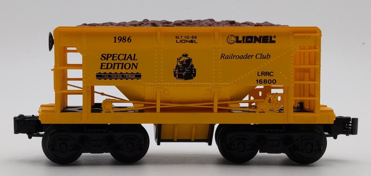 Lionel 6-16800 O Gauge Lionel Railroader Club Ore Car VG/Box
