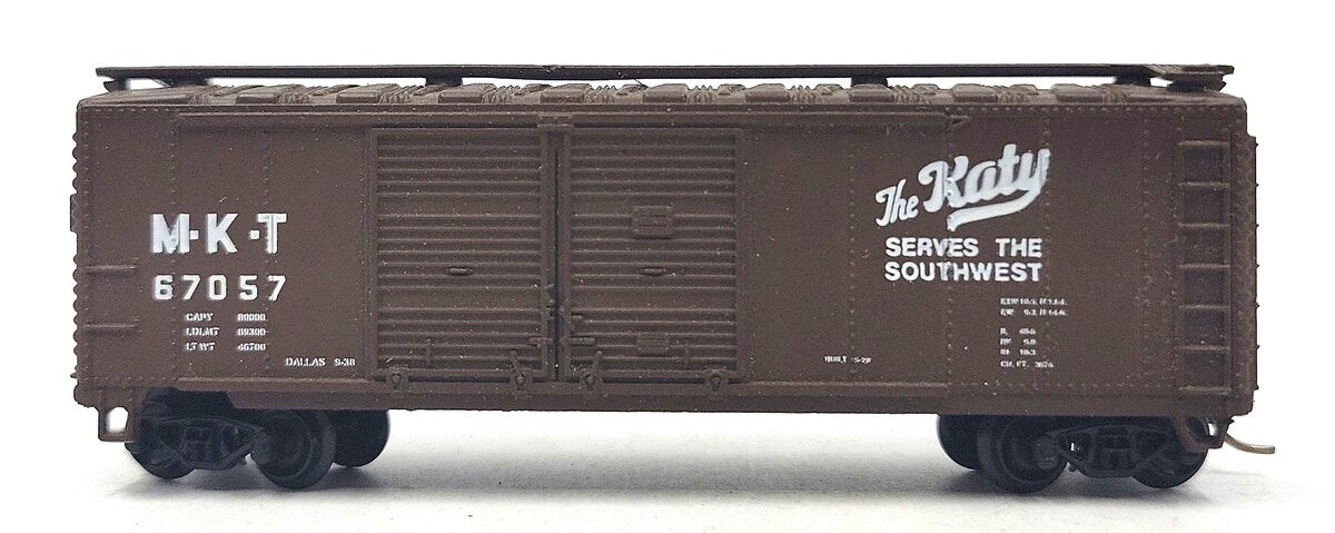 Roco 28706 N Scale MKT The Katy Boxcar #67057 LN