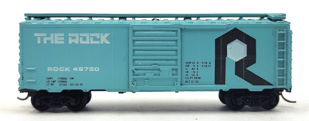Atlas 3416 N Scale The Rock 50' Boxcar #48750 LN