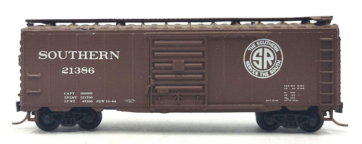 Roco 28503 N Scale Southern Boxcar #21386 LN