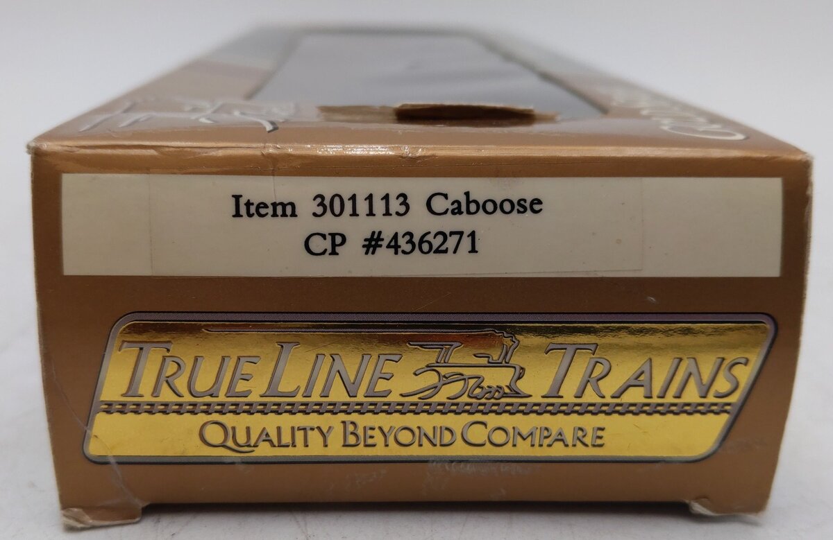 True Line Trains 301113 HO Canadian Pacific Caboose #436271 LN/Box