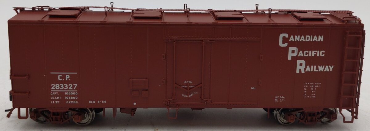 True Line Trains 300493 HO Canadian Pacific 8 Hatch Block Letter Boxcar #283327 LN/Box