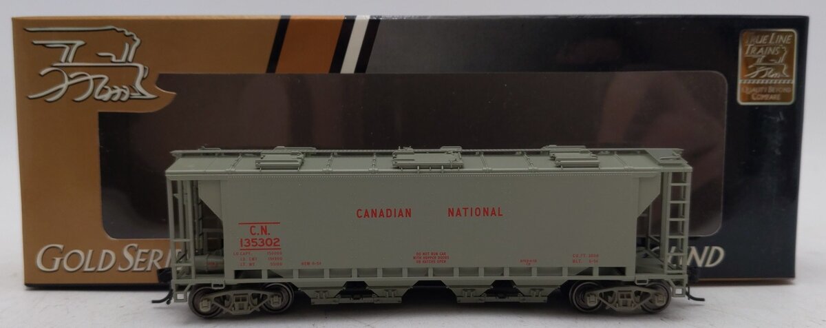 True Line Trains 300306 HO Scale Canadian National 4-Bay Hopper #135302 LN/Box