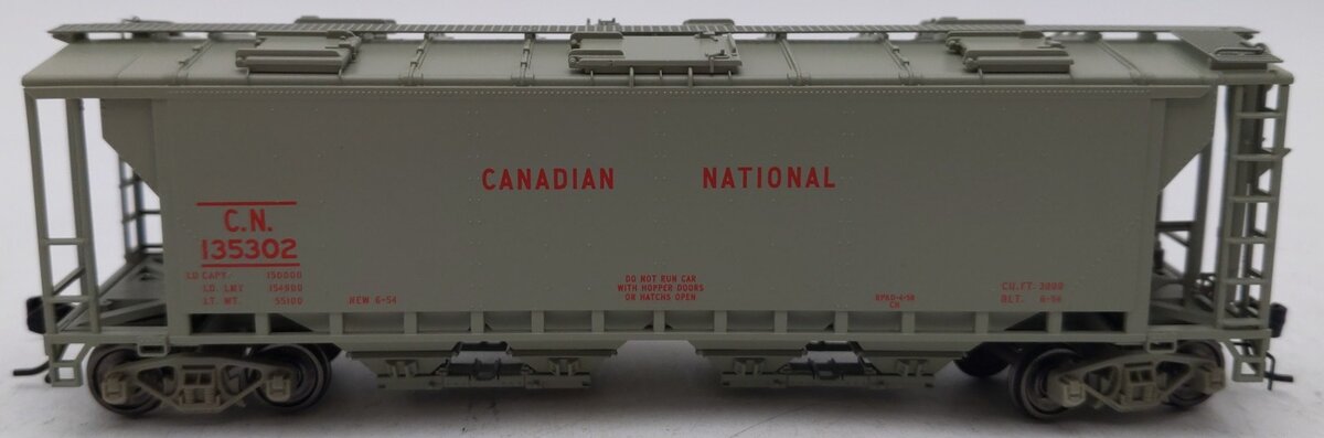 True Line Trains 300306 HO Scale Canadian National 4-Bay Hopper #135302 LN/Box