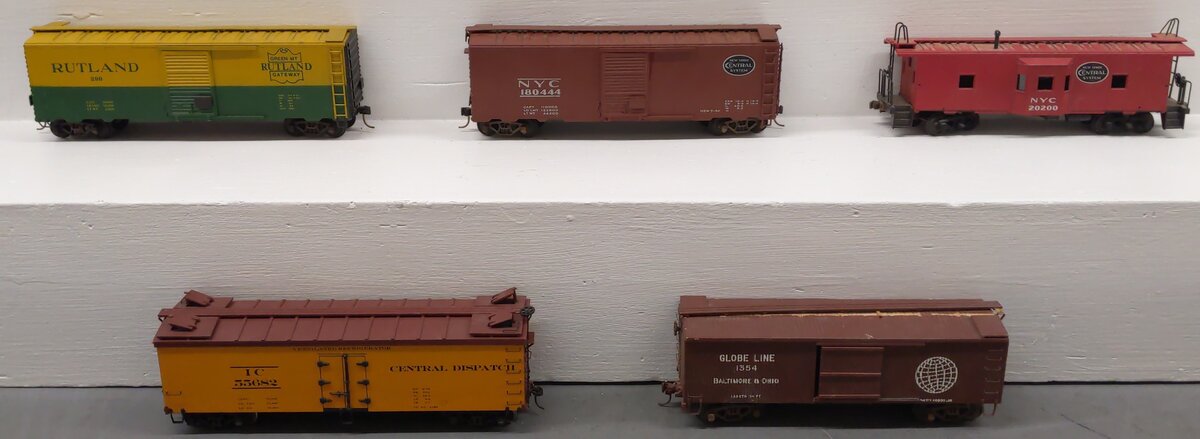 American Models S Scale Custom Freight Cars #1354,20200,55682,180444,299 [5] VG