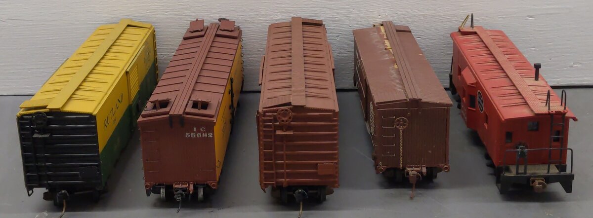American Models S Scale Custom Freight Cars #1354,20200,55682,180444,299 [5] VG