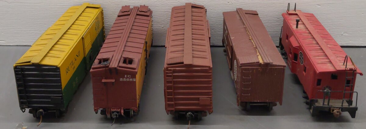 American Models S Scale Custom Freight Cars #1354,20200,55682,180444,299 [5] VG
