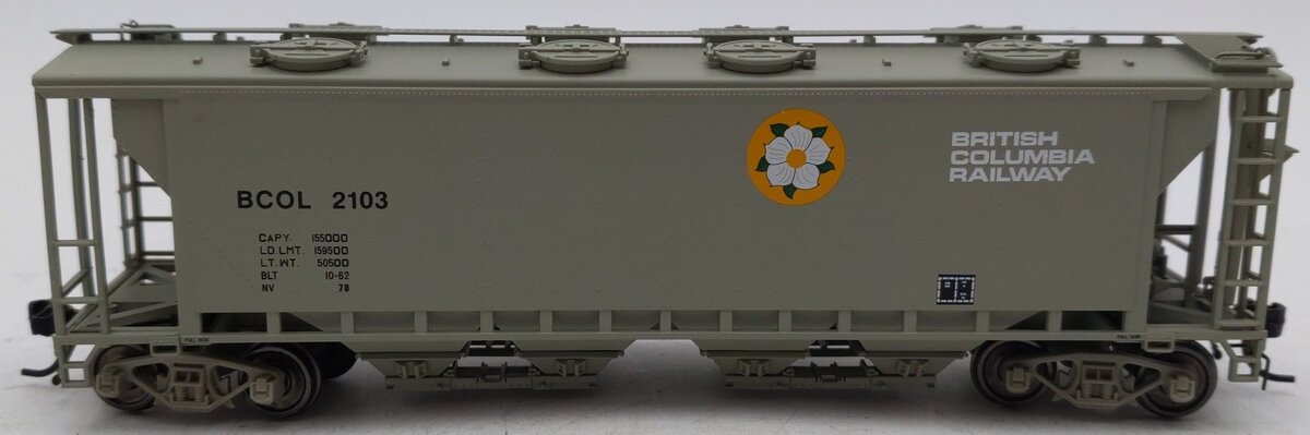 True Line Trains 300352 HO Scale BCOL Hopper #2103 LN/Box