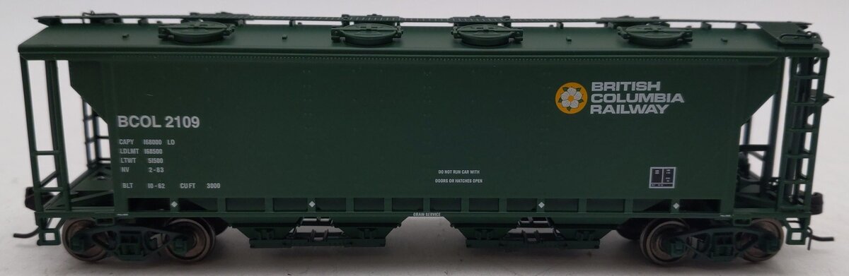 True Line Trains 300353 HO Scale BCOL Hopper #2109 EX/Box