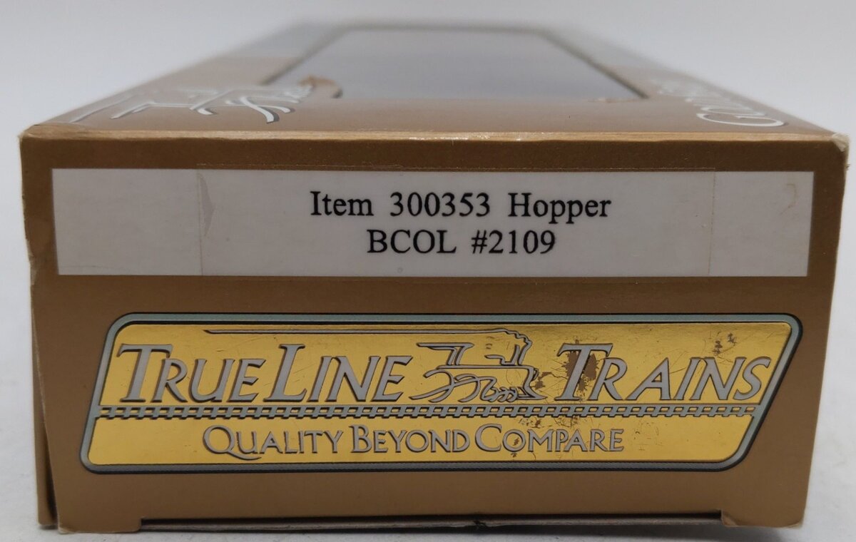 True Line Trains 300353 HO Scale BCOL Hopper #2109 EX/Box