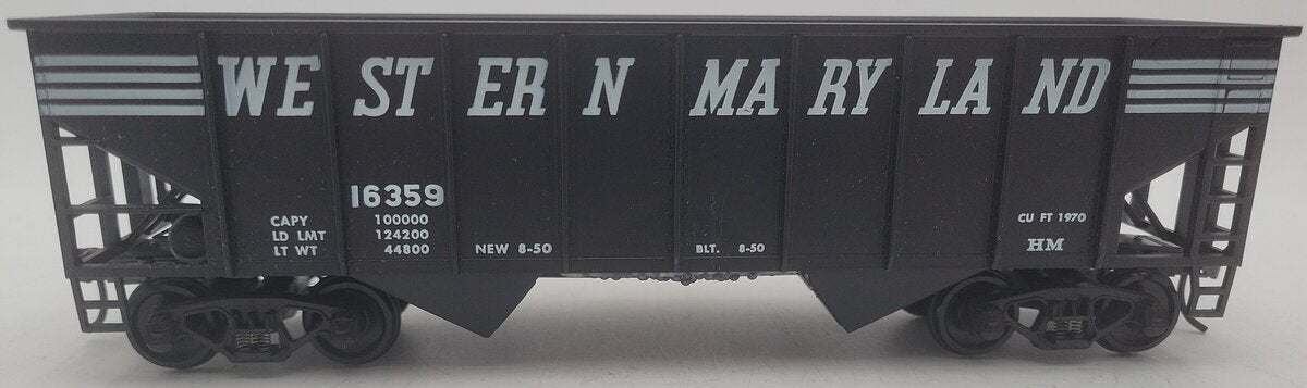 Weaver 2095 O Scale Western Maryland 2-Rail Hopper Car #16359 (2 Rail) EX/Box
