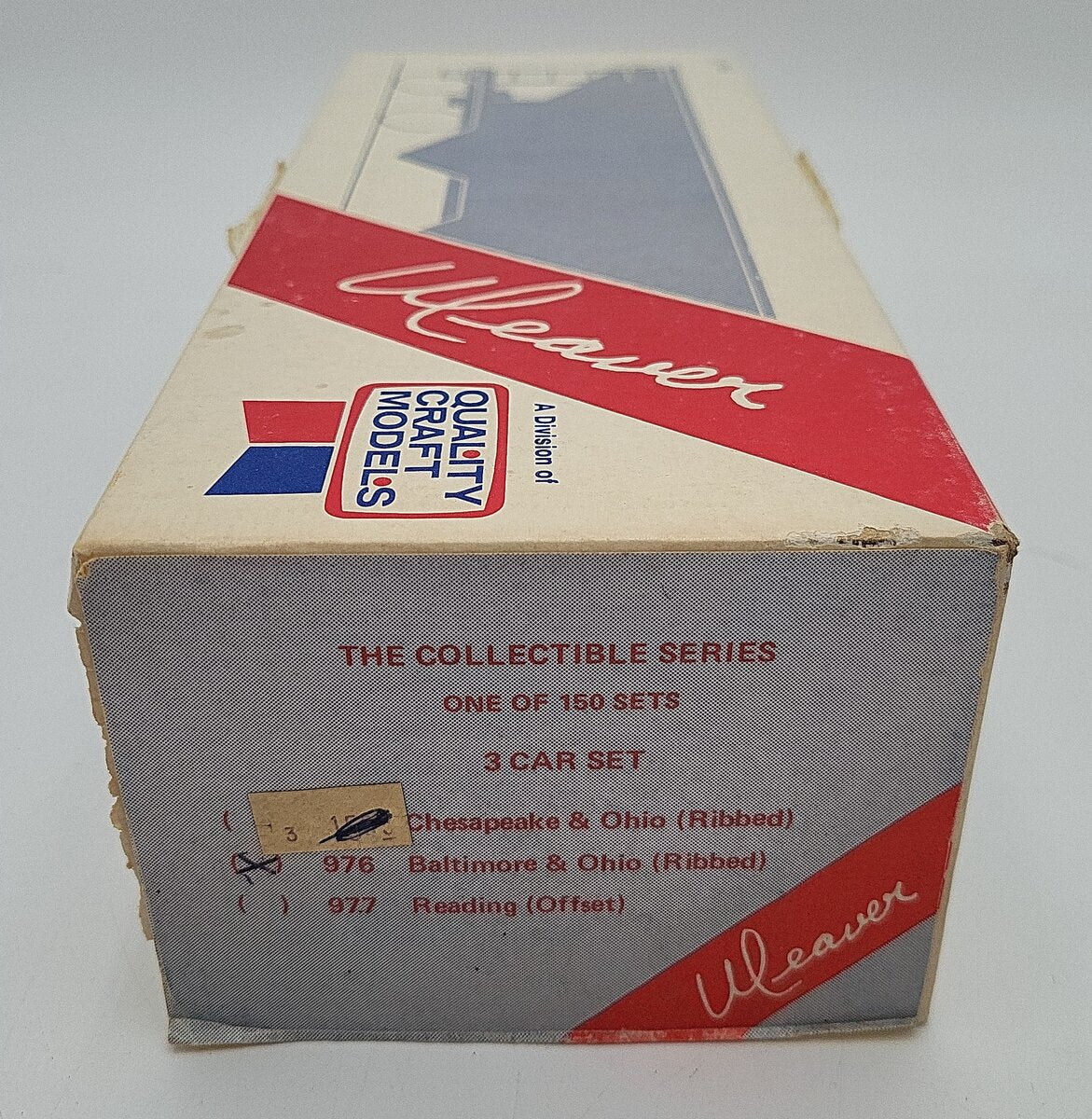 Weaver O Scale Baltimore and Ohio Hopper Car #47529 (2-Rail) EX/Box