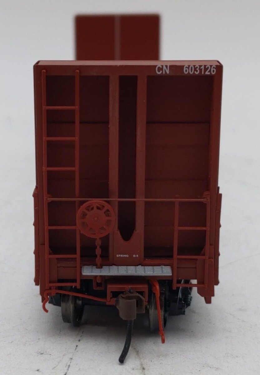 True Line Trains 302006 HO Scale Canadian National Flatcar w/ Bulkheads #603126 LN/Box