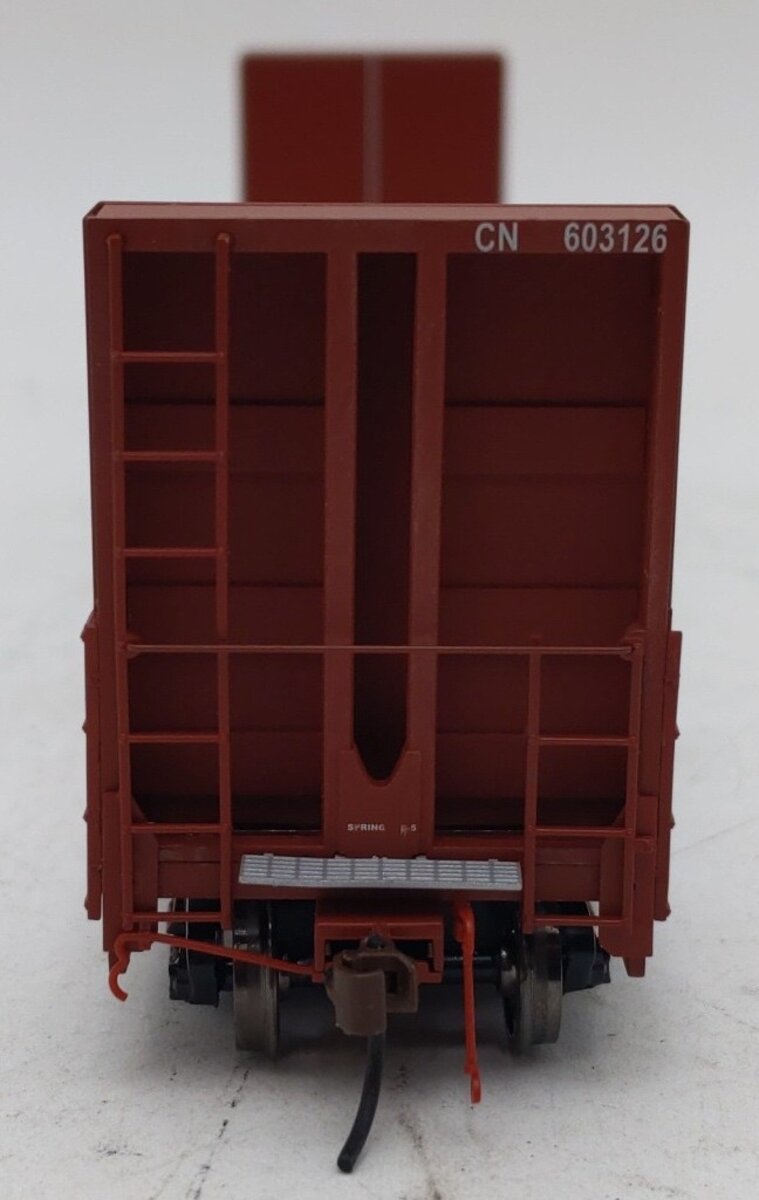 True Line Trains 302006 HO Scale Canadian National Flatcar w/ Bulkheads #603126 LN/Box