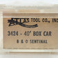Atlas 3424 N Scale Baltimore & Ohio PS-1 40' Boxcar #466096 LN/Box