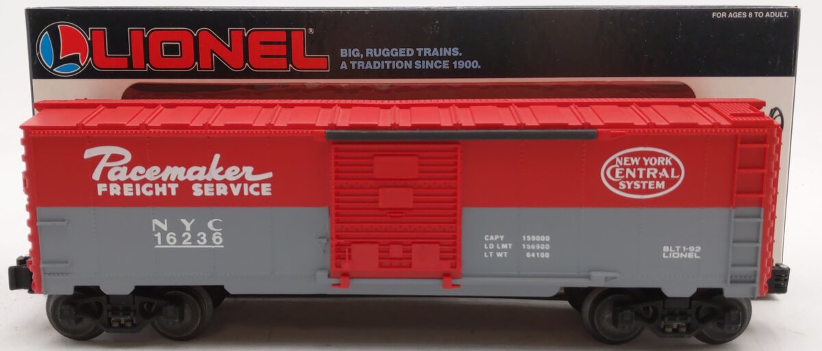 Lionel 6-16236 O Gauge New York Central Pacemaker Box Car #16236 EX/Box