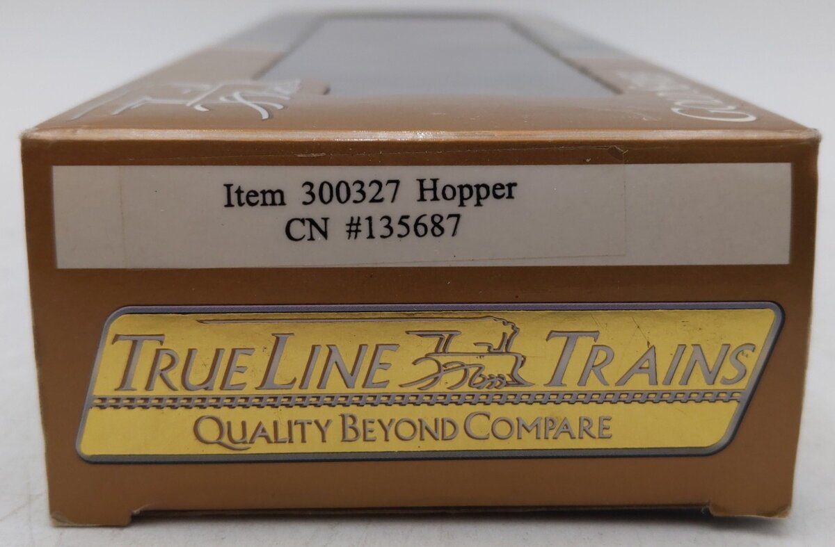 True Line Trains 300327 HO Scale Canadian National 4-Bay Covered Hopper #135687 LN/Box
