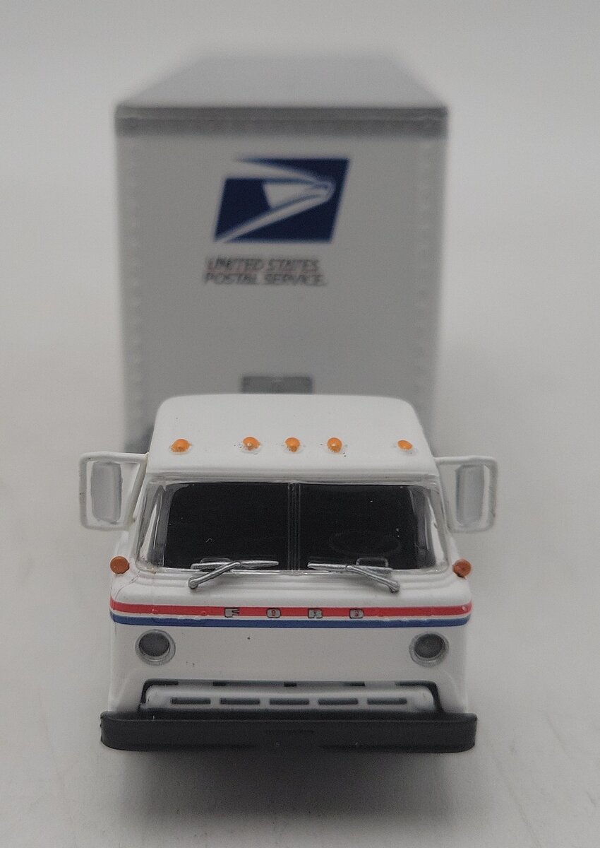 Athearn 93430 1:87 Ford C Tractor Trailer USPS New Jersey EX
