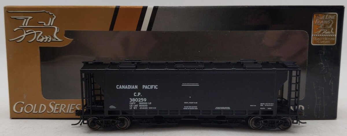 True Line Trains 300333 HO Scale Canadian Pacific "Slab Sided" Hopper #380259 LN/Box